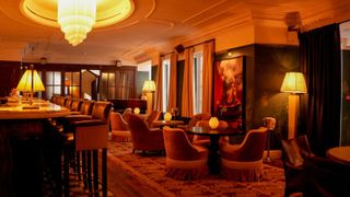 The dining lounge and piano bar at the Soho House London.