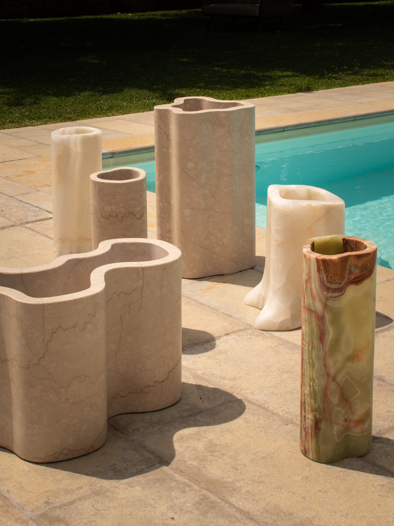 Vestigia marble sculptures by Tableau and Bloc Studios