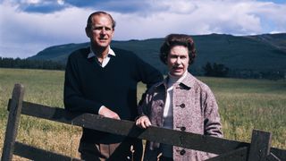 Queen Elizabeth II and Prince Philip at Balmoral, Scotland, 1972