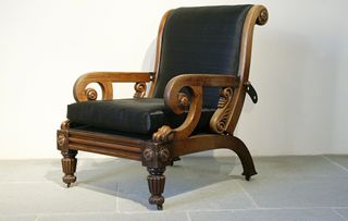 George IV mahogany library chair 2_297311572_525619612