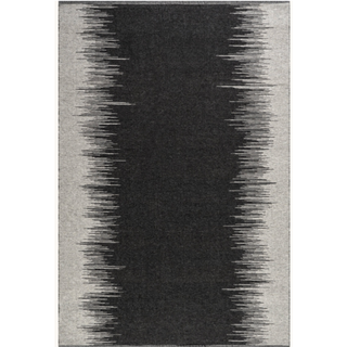 Black and white rug