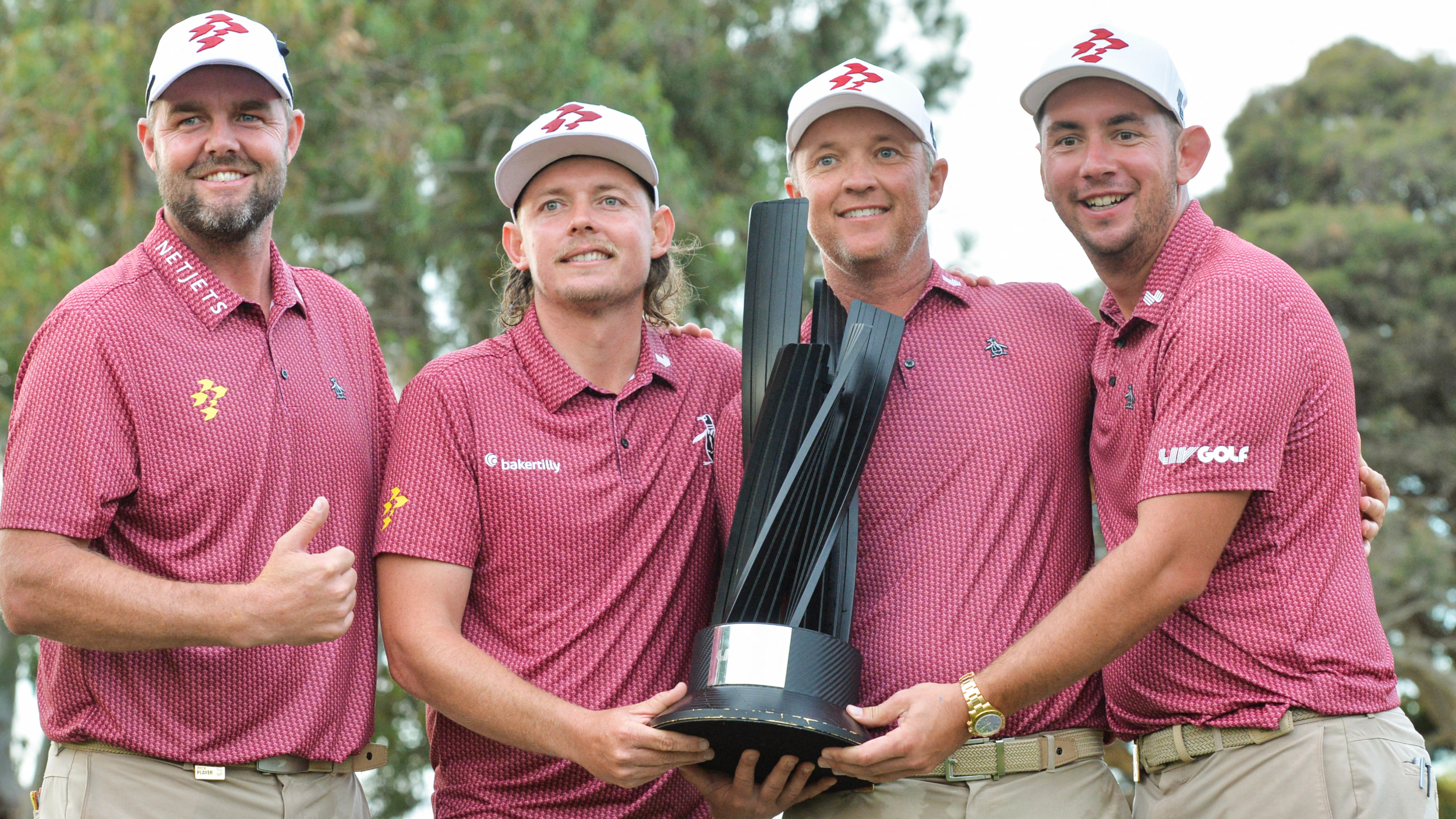 Ripper GC with the Team Championship trophy 