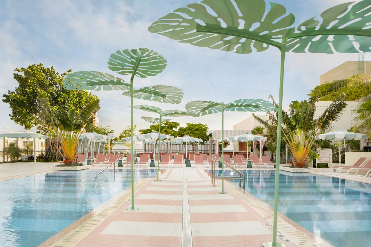 poolside at The Goodtime Hotel, Miami