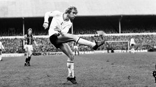 Tottenham Hotspur 2-0 Hull City, FA Fourth Round match at White Hart Lane, Saturday 24th January 1981. Steve Archibald. (Photo by Monte Fresco/Mirrorpix/Getty Images)