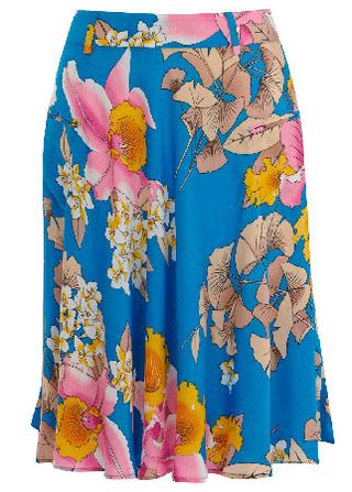 Warehouse floral print skirt, £38