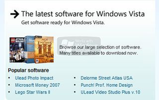 A new software filter on Windows Marketplace lets users see software specifically developed to run on Vista.