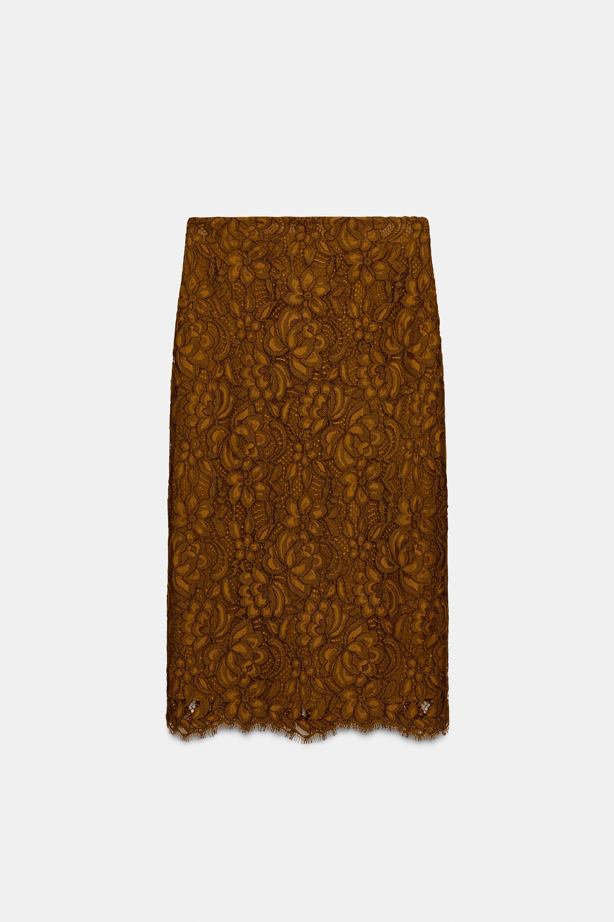 Zw Collection Limited Edition Lace Midi Skirt