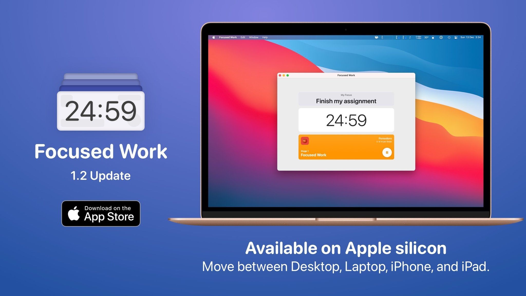 Ios 27 Work Focus Examples Focused Work comes to Mac with Apple silicon support, gets iOS ...