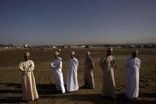Spectators at the Tour of Oman