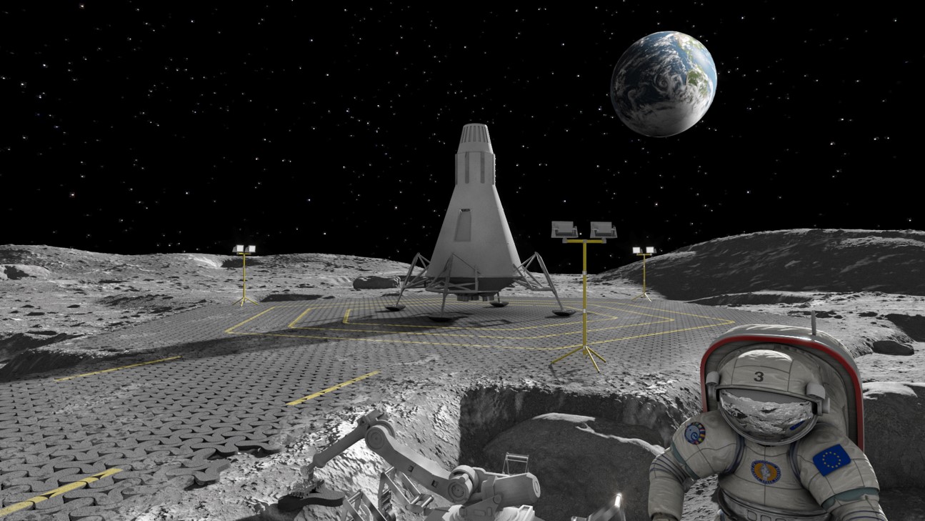 Scientists want to make moon roads by blasting lunar soil with sunlight Space