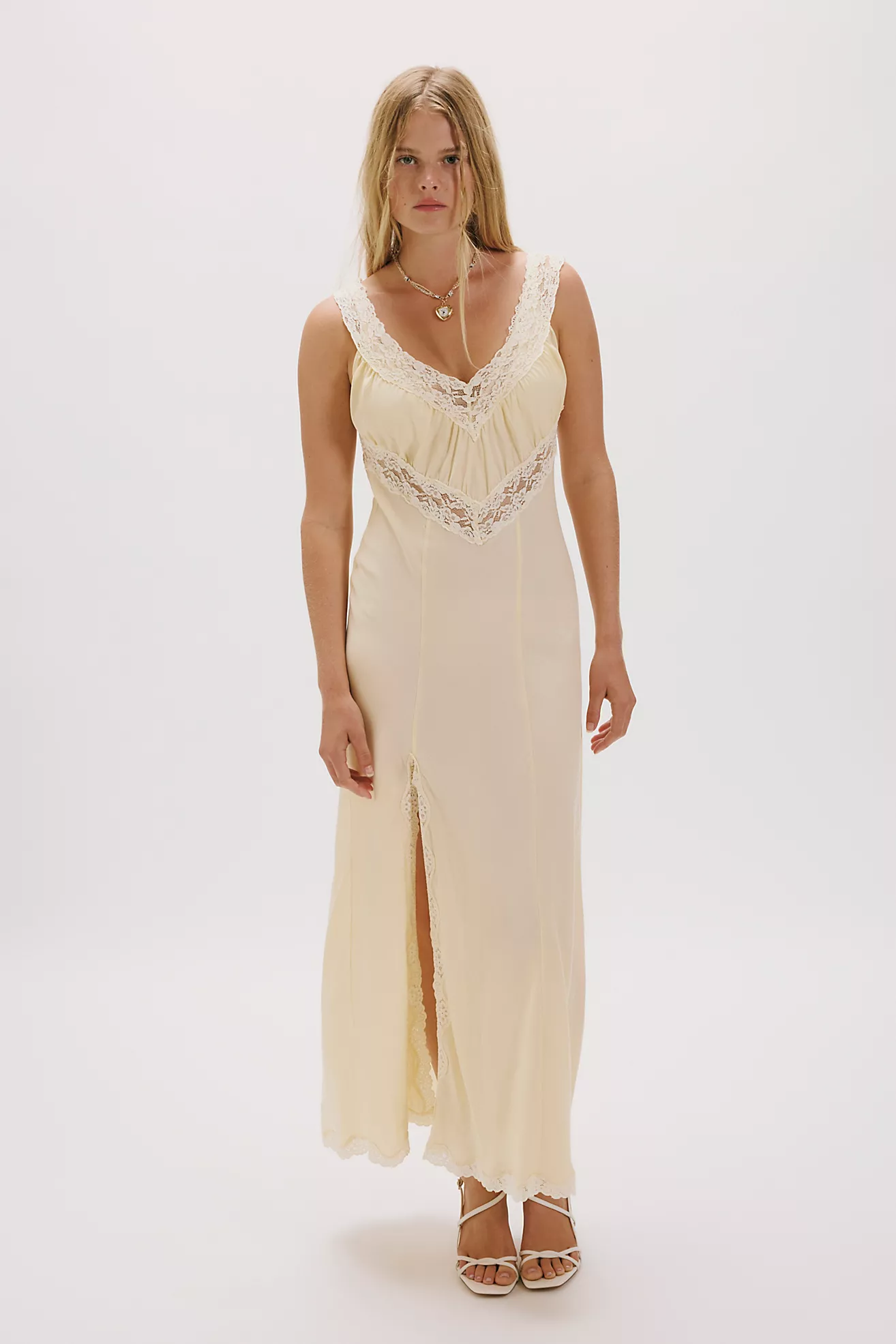 Spell Vina Lace Slip Maxi Dress