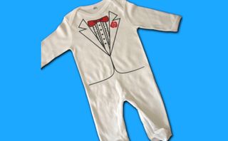 tuxedo romper, baby clothes