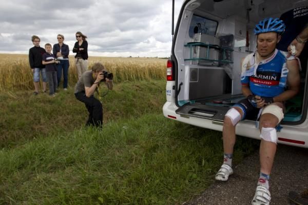 The Tour de France is over for Tom Danielson (Garmin-Sharp)
