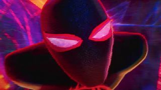 Miles Morales traveling through multiverse in Spider-Man: Across the Spider-Verse (Part One)