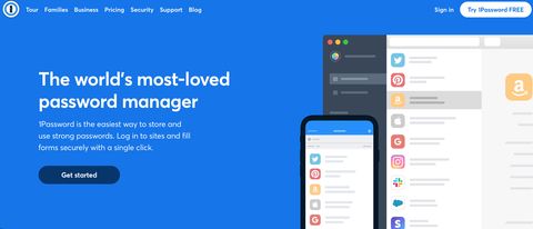 1Password Review website landing page