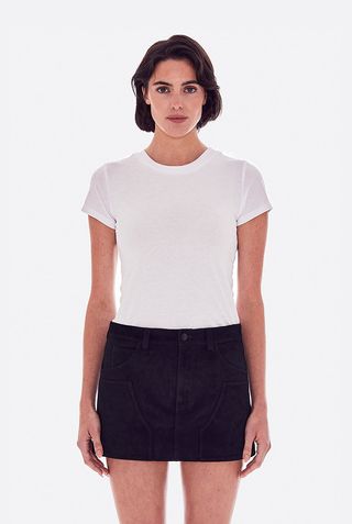 Suede Cargo Skirt