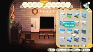 How to use the pro decorating license in Animal Crossing: New Horizons to add an accent wall