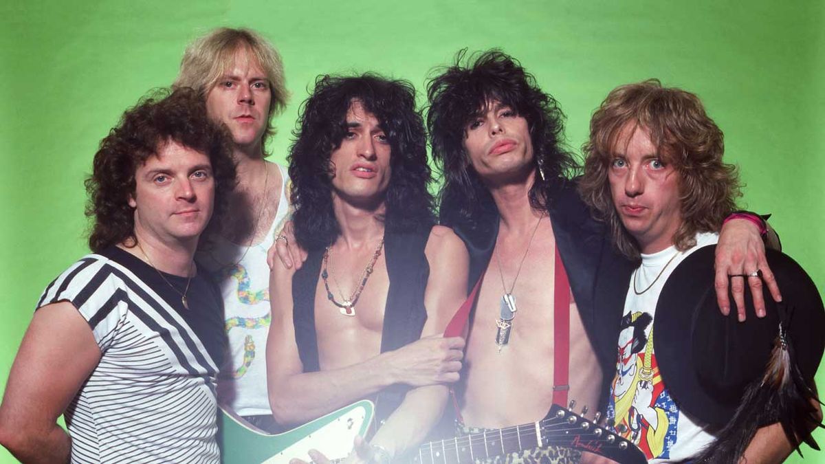 Aerosmith in 1984 (studio portrait)