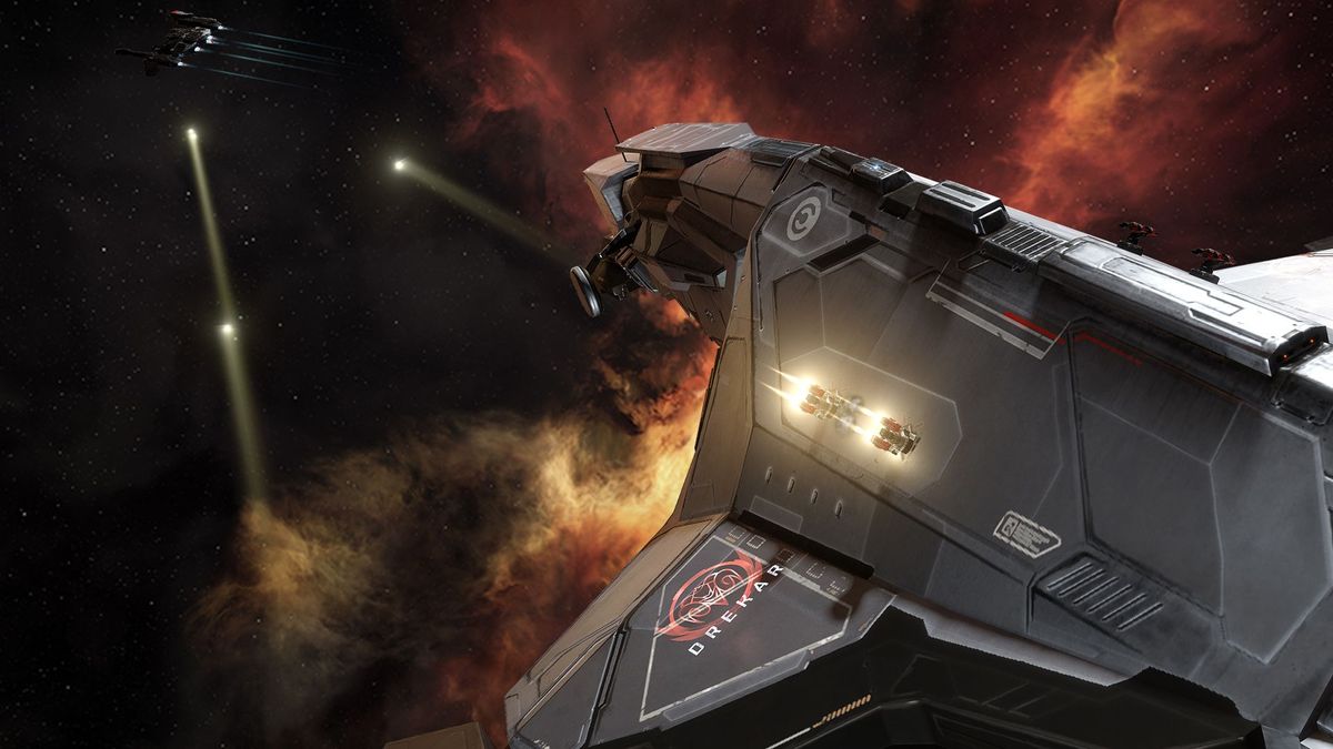 Something big is dropping into the massive EVE Online gaming universe