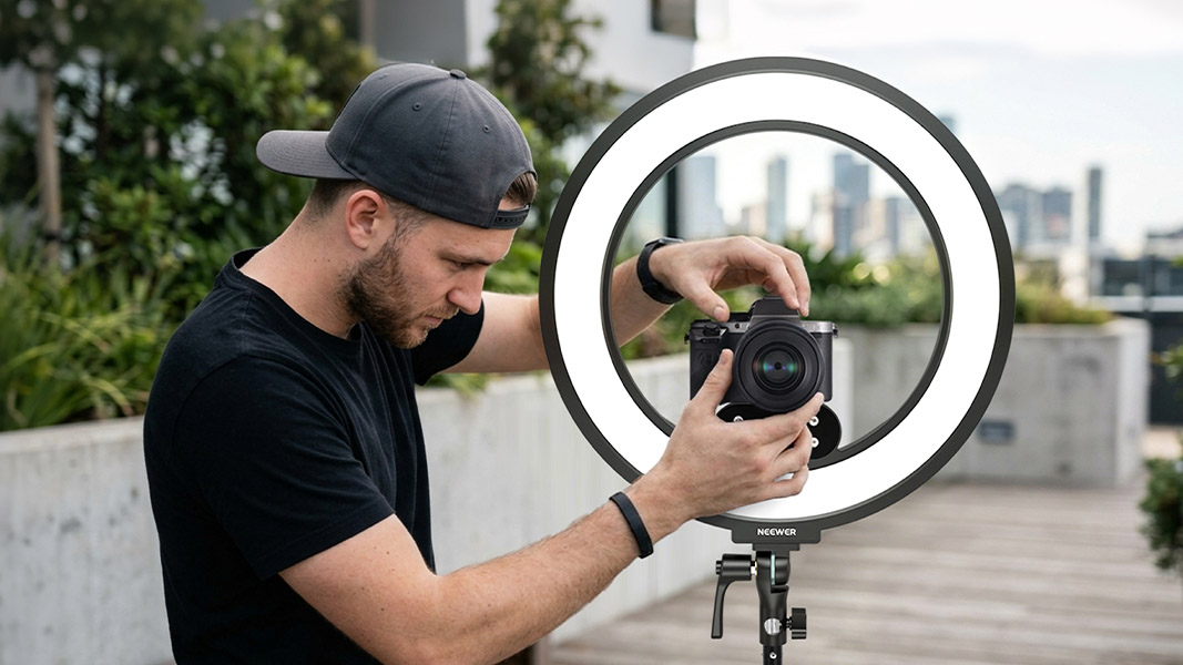 NEEWER RB18B Battery Powered Ring Light