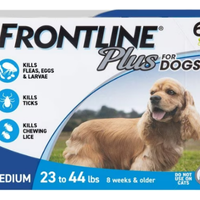 Frontline Plus Flea &amp; Tick Spot Treatment for Medium Dogs