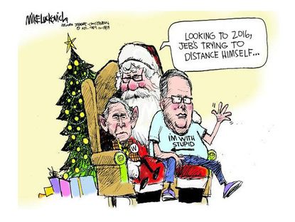 Political cartoon Jeb Bush 2016 presidential election