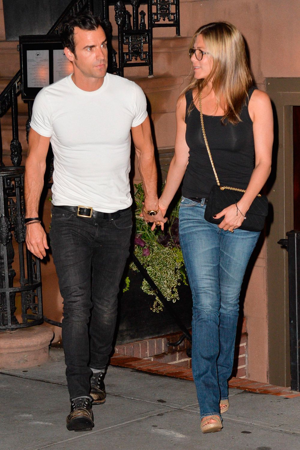 Jennifer Aniston and Justin Theroux out and about