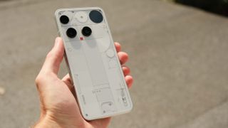 Nothing Phone (3) held in a hand