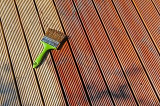 painting decking with non-slip coating