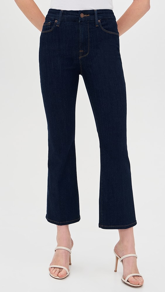 Good American Good Legs Crop Mini Boot Jeans