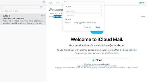 mailbird icloud mail