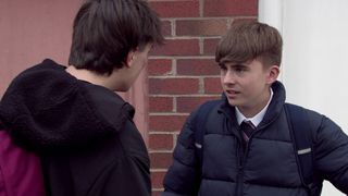 Mason apologises to Liam.