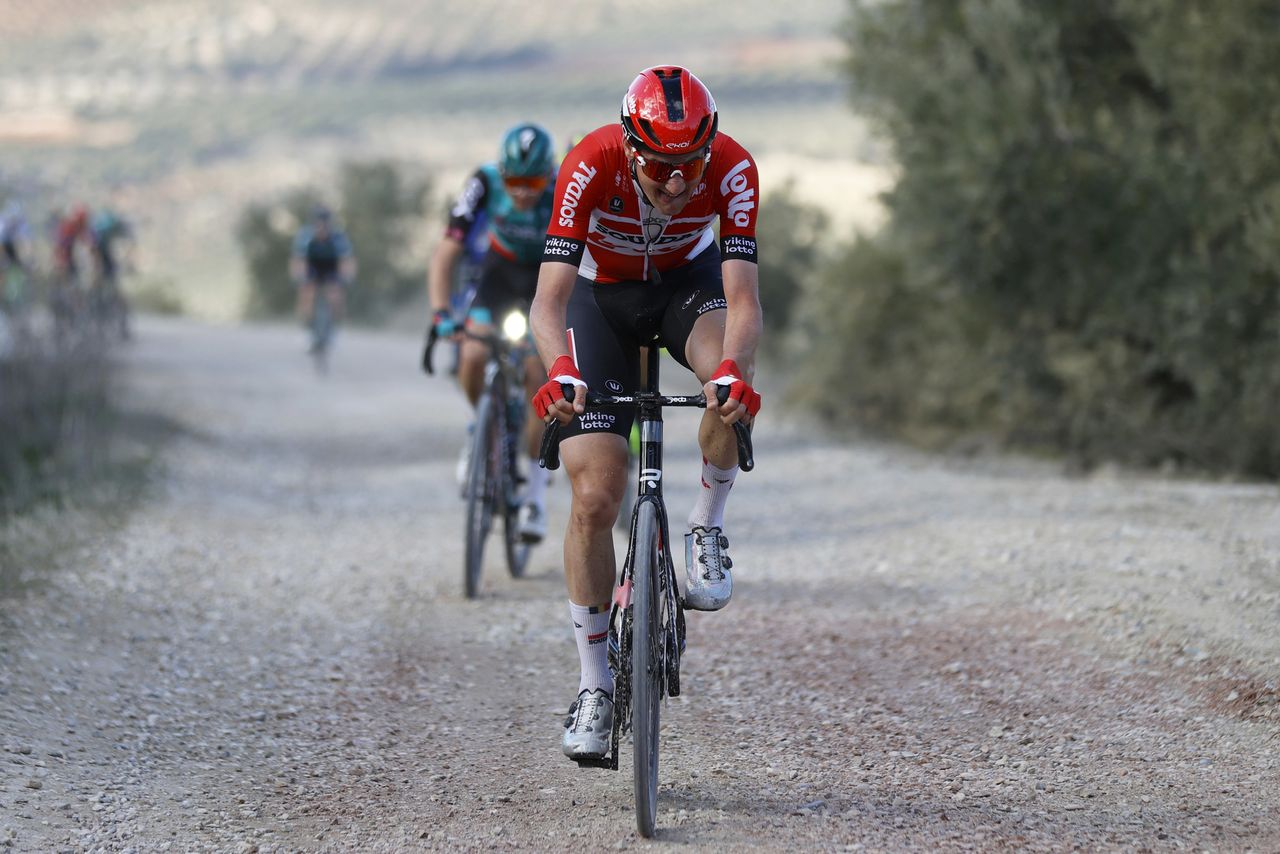 Clasica Jaen Paraiso Interior 2022 - 1st Edition - Baeza - Ubeda 187,8 km - 14/02/2022 - Tim Wellens (BEL - Lotto Soudal) - photo Luis Angel Gomez/SprintCyclingAgency&Acirc;&copy;2022