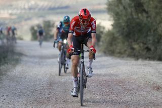 Clasica Jaen Paraiso Interior 2022 - 1st Edition - Baeza - Ubeda 187,8 km - 14/02/2022 - Tim Wellens (BEL - Lotto Soudal) - photo Luis Angel Gomez/SprintCyclingAgencyÂ©2022