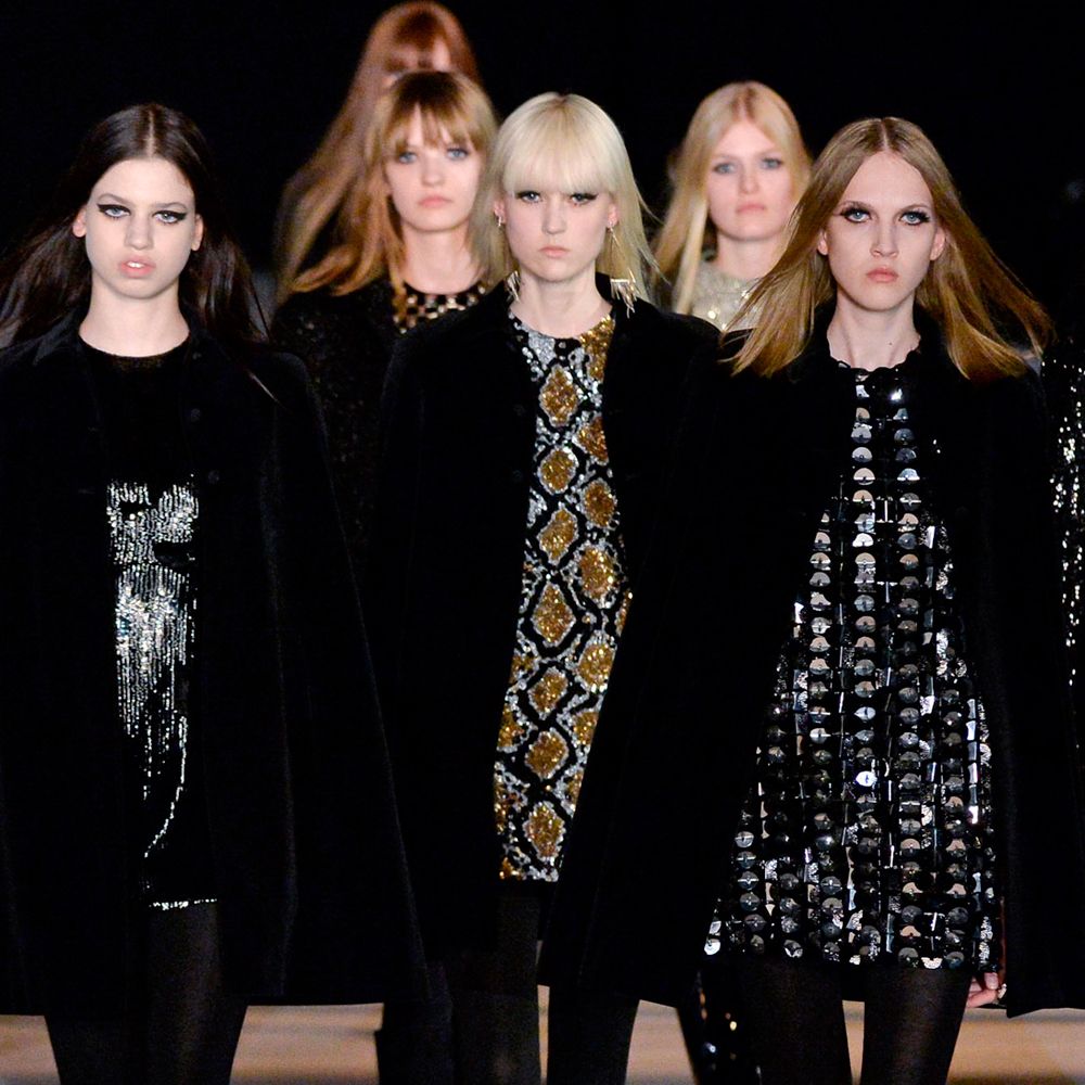 Saint Laurent AW14, Paris Fashion Week