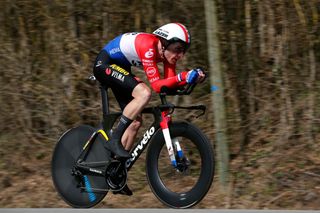 GIEN FRANCE MARCH 09 Jos Van Emden of Netherlands and Team Jumbo Visma during the 79th Paris Nice 2021 Stage 3 a 144km Individual Time Trial stage from Gien to Gien 147m ITT ParisNice on March 09 2021 in Gien France Photo by Bas CzerwinskiGetty Images