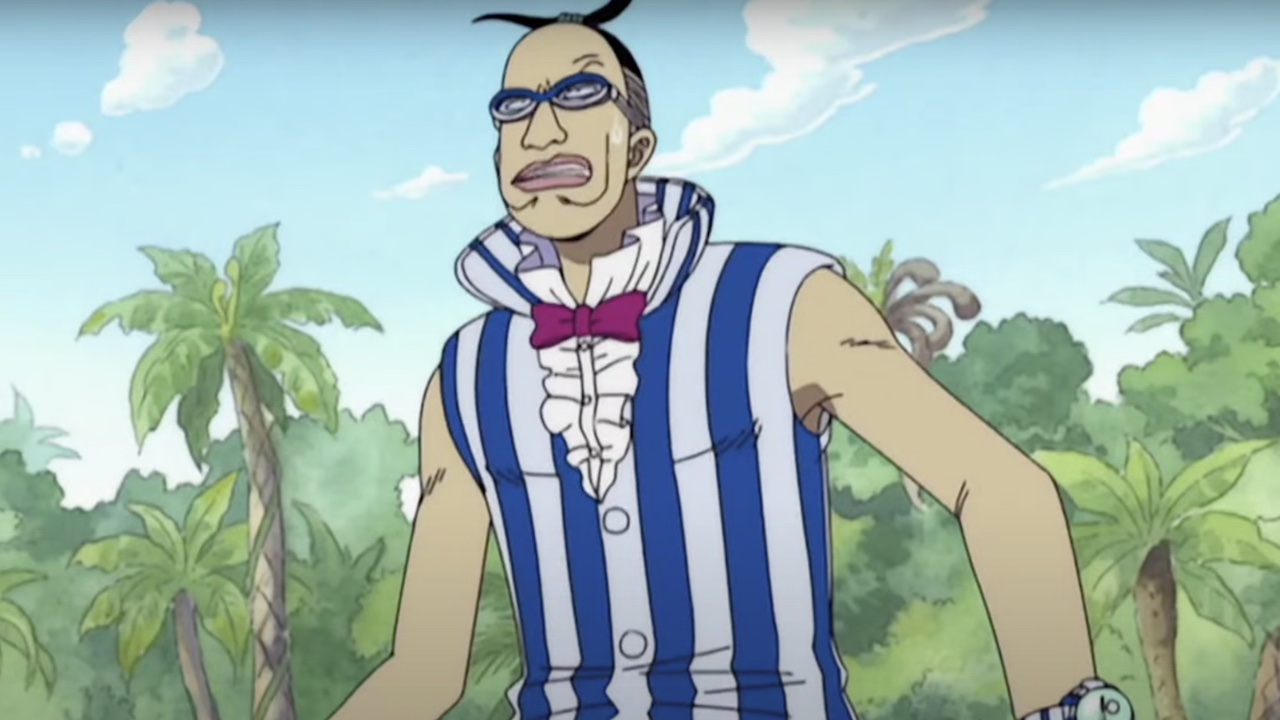 Mr. 3 on Little Garden island in One Piece anime