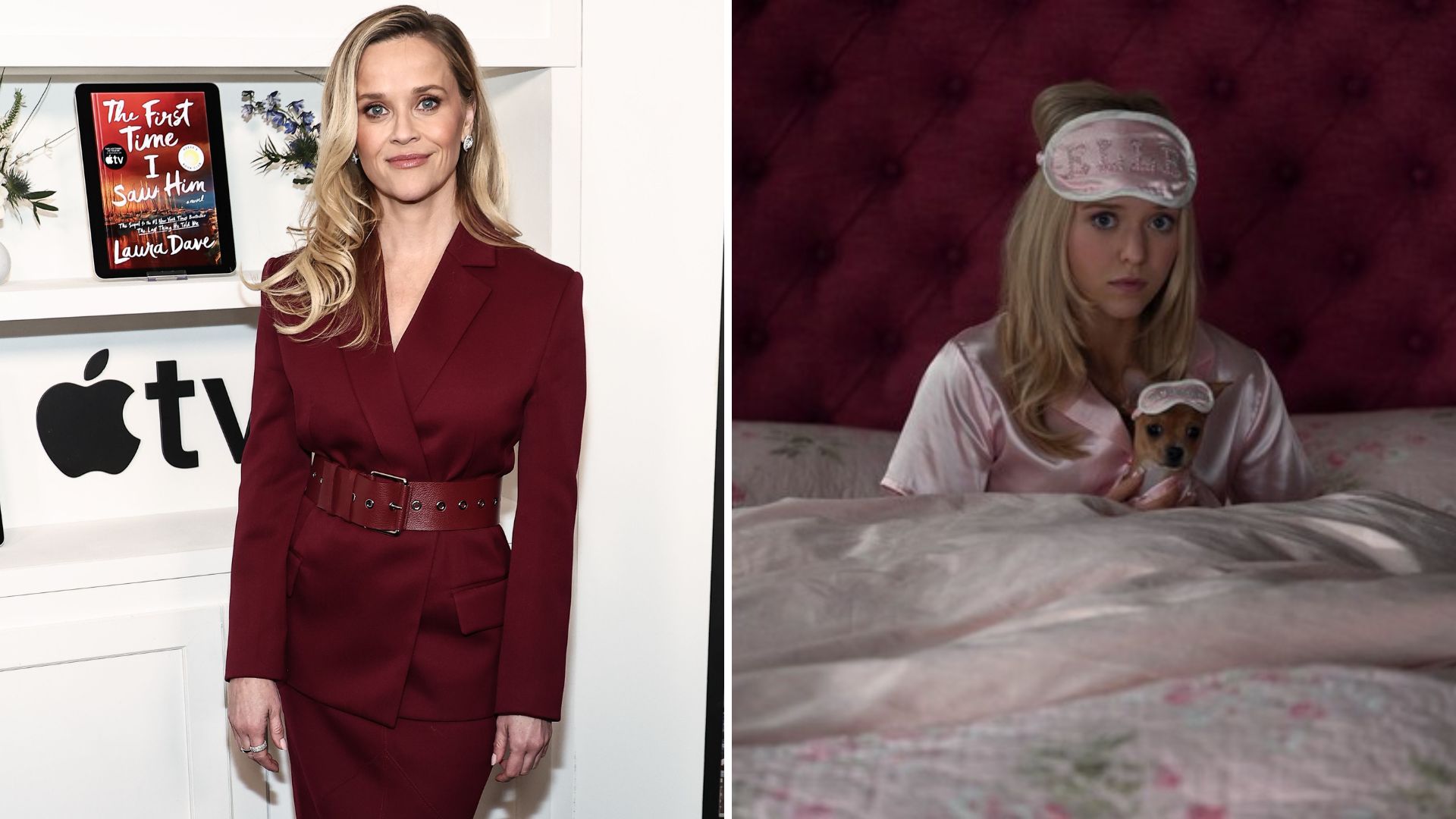 L-Reese Witherspoon, R-Lexi Minetree as Elle Woods in Elle