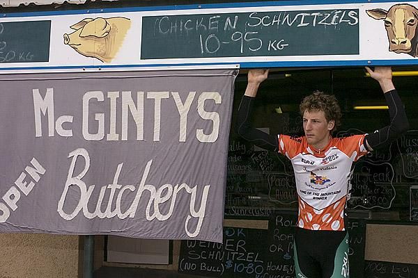 Hungry for more: Nick Aitken (2XU-ACR) has won the Tourism Victoria King of the Mountains Championship and has an appetite for plenty more racing.