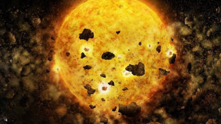 The giant exoplanet TOI-2109b spirals into its parent star and its destroyed