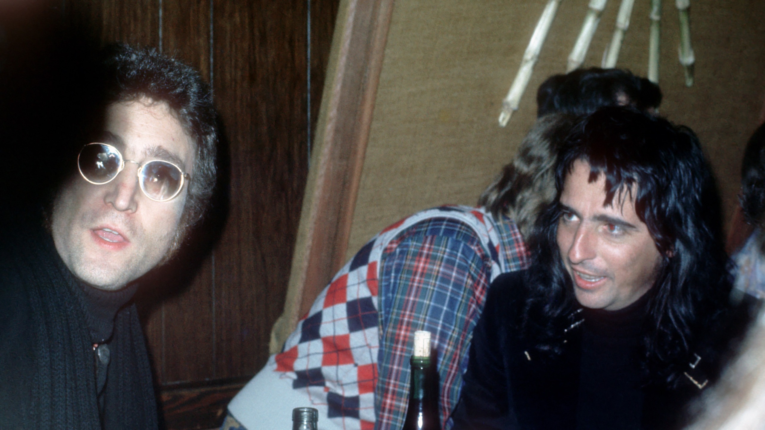 John Lennon and Alice Cooper