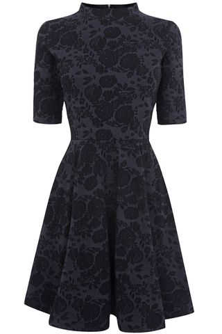 Warehouse Washed Denim Jacquard Dress, £40
