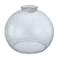 Style Selections Globe Clear Seeded Glass Vanity Light Shade