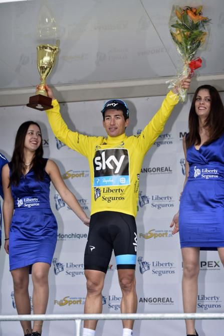 Sergio Henao (Sky) is the new leader of the Volta ao Algarve.