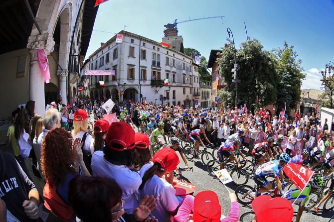 The start in Gemona