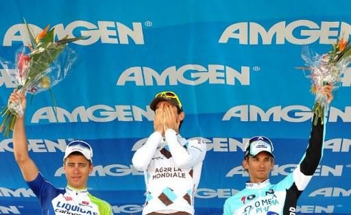 Sylvain Georges (AG2R La Mondiale) can't believe his fortunes.