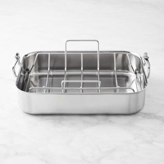 Hestan Provisions Stainless-Steel Classic Roaster with Rack