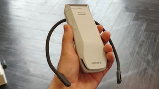 The Sony Reon Pocket Pro in-hand