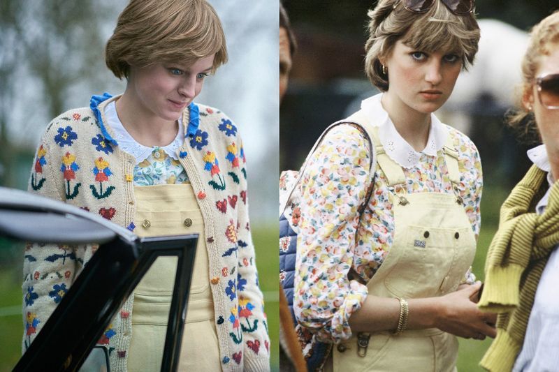 'the crown' princess diana vs real life princess diana