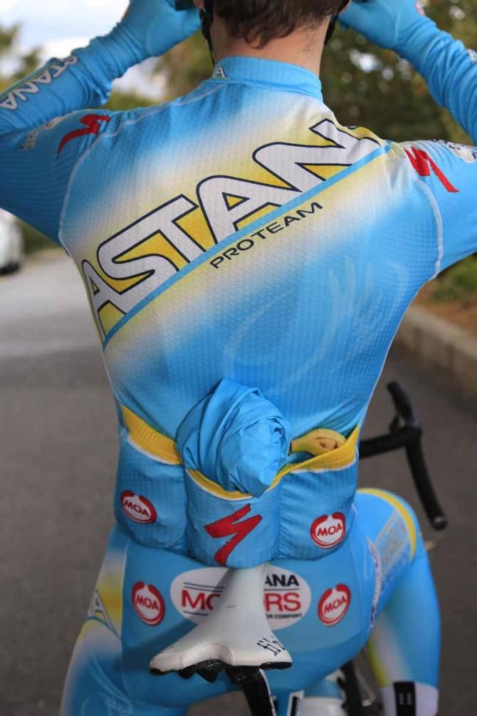 A few minor touches to the Astana jersey for 2013